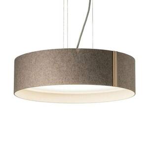 LED-es függőlámpa LARAfelt M, Ø43cm, szürke/nem fehér kép