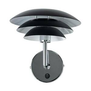 Dyberg Larsen DL20 fali lámpa fém 20 cm fekete kép