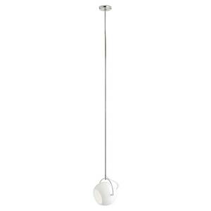 Fabbian White üveg függő lámpa, Ø 14 cm kép