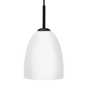 Dyberg Larsen Jazz függesztéklámpa opál/fekete 18 cm kép