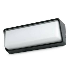 Időtlen kültéri fali lámpa Half LED fénnyel kép