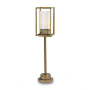 Ösvény lámpa Cubic³ 3370 antik sárgaréz/opal kép