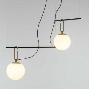 Artemide nh S3 2 üveg függőlámpa, kétszínű, kétlámpás kép