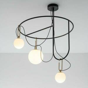 Artemide nh S4 üveg függőlámpa, háromlámpás kép