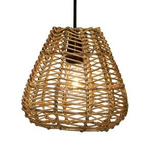 PR Home Adelle függőlámpa rattanból natúr Ø24cm kép