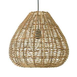 PR Home Adelle függőlámpa rattanból natúr Ø43cm kép