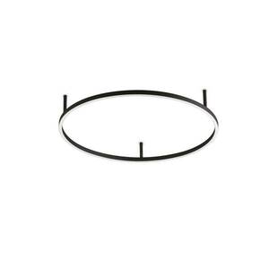 Ideal Lux LED mennyezeti lámpa Oracle Slim fekete 3, 000K 70 cm kép