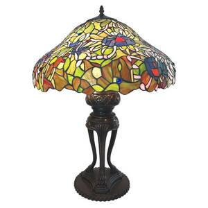 Asztali lámpa 5LL-6055 Tiffany design, kék-zöld kép