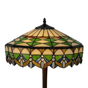 Asztali lámpa 5LL-6086 zöld, Tiffany design kép