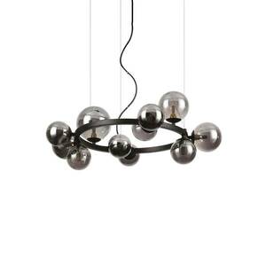 Ideal Lux Perlage függeszték fekete/fekete 11flg Ø 73 kép