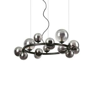 Ideal Lux Perlage medál fekete/fekete 14flg Ø 85 kép