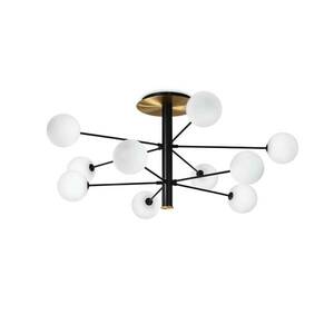 Ideal Lux Cosmopolitan fekete/brass 10fl Ø 124 kép