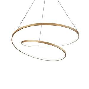 Ideal Lux Oz LED-es függőlámpa Ø 80 cm, sárgaréz kép