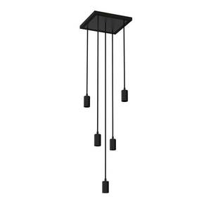 SEGULA Madox Square 5X Wave függőlámpa fekete E27 kép