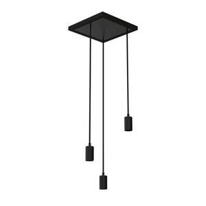 SEGULA Madox Square 3X Wave függőlámpa fekete E27 kép
