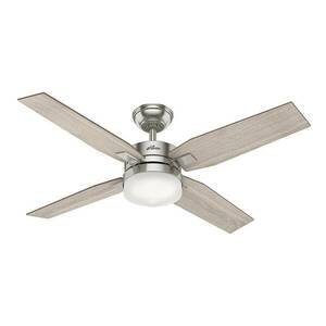 Lámpa Hunter mennyezeti ventilátorhoz, nikkel kép