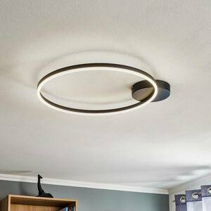 LED mennyezeti lámpa Giotto 1 égős, fekete kép