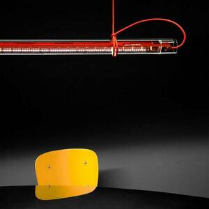 Ingo Maurer Tubular LED függő lámpa, piros kép