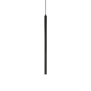 Ideal Lux Ultrathin LED-es függőlámpa Ø 3cm fekete kép