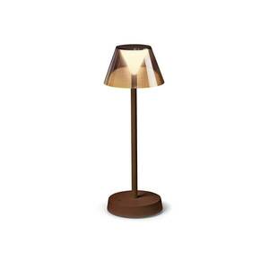 Ideal Lux Lolita LED terasz lámpa, akku, kávészín kép