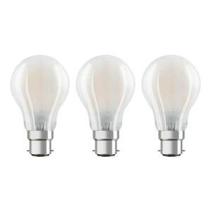 OSRAM LED lámpa B22d Classic 827 6, 5W 3db-os matt kép