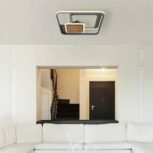 Nirra LED mennyezeti lámpa 3 izzós szögletes kép