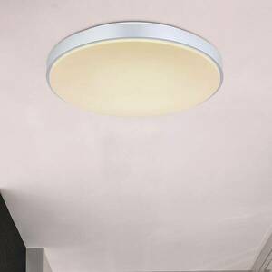 Sonny LED-es mennyezeti lámpa, ezüst, CCT, Ø 41 cm kép