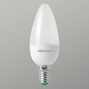 E14 3, 5W LED gyertya lámpa opál, 2800K kép