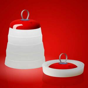 Foscarini Cri Cri LED kültéri deco lámpa, piros kép