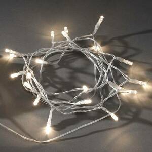 LED fényfüzér kültérre fényérzékelővel IP44 ww kép