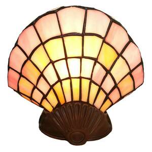 6000 deco asztali lámpa, üveghéj, Tiffany-Design kép