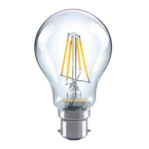 LED lámpa B22 A60 izzószál 4, 5W 827, átlátszó kép