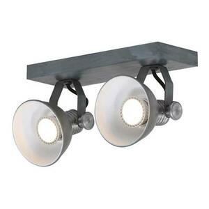 LED menny. spot Brooklyn 2 láng, szürke kép