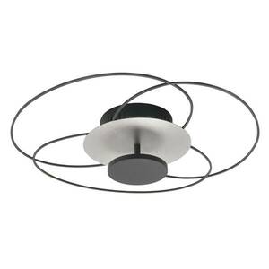 Fiore LED mennyezeti lámpa, 2 700 K, fekete/nikkel kép