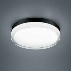 Helestra Tana LED-es mennyezeti lámpa, fekete, Ø 28 cm kép