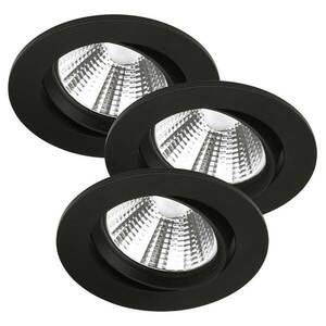 LED beép. mennyezeti lámpa Freemont 2700K 3db fek. kép