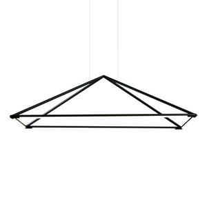 LEDS-C4 Tubs LED függő lámpa matt-fekete 120x80 cm kép