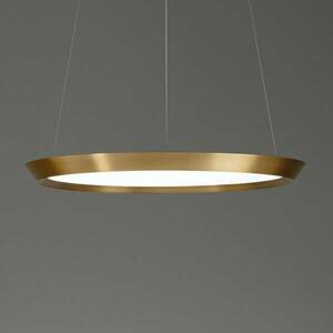 LEDS-C4 Saturn LED függő l. sárgaréz selyemf Ø60cm kép