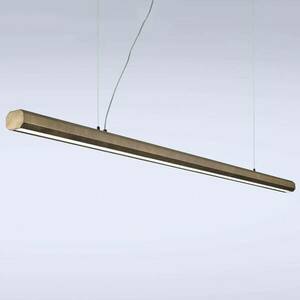 LED függőlámpa Materica fénysugár 200 cm sárgaréz kép