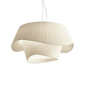 Modo Luce Cocó textil függő lámpa Ø 60 cm bézs kép