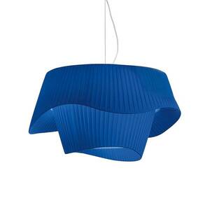Modo Luce Cocó textil függő lámpa Ø 60 cm kék kép