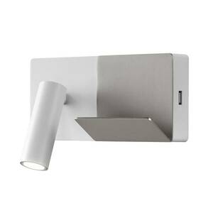 LEDS-C4 E-Lamp Mini LED fali lámpa fehér/szürke kép