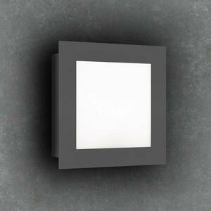LED kültéri fali lámpa 3007LED, grafit kép