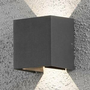 LED kültéri fali lámpa Cremona 13 cm antracit kép