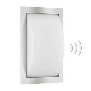 LED kültéri fali lámpa Ivett nemesacél+BWM kép