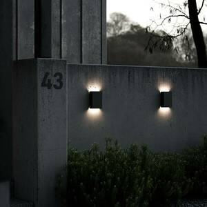 LED kültéri fali 15 x 21cm fekete összecsukható kép