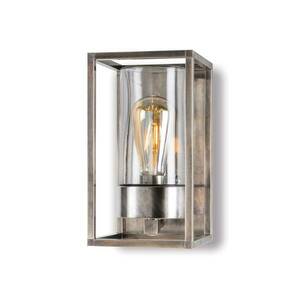 Kültéri fali lámpa Cubic³ 3365, antik nikkel/átlátszó kép