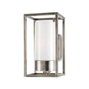 Kültéri fali lámpa Cubic³ 3364 antik nikkel/opál kép