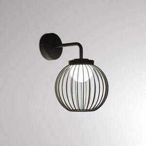Boho LED fali lámpa IP65 ketreces lámpabúrával kép