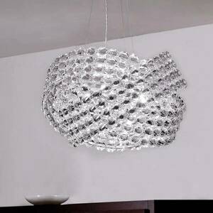 Kristály függő lámpa Diamante Ø 40 cm kép